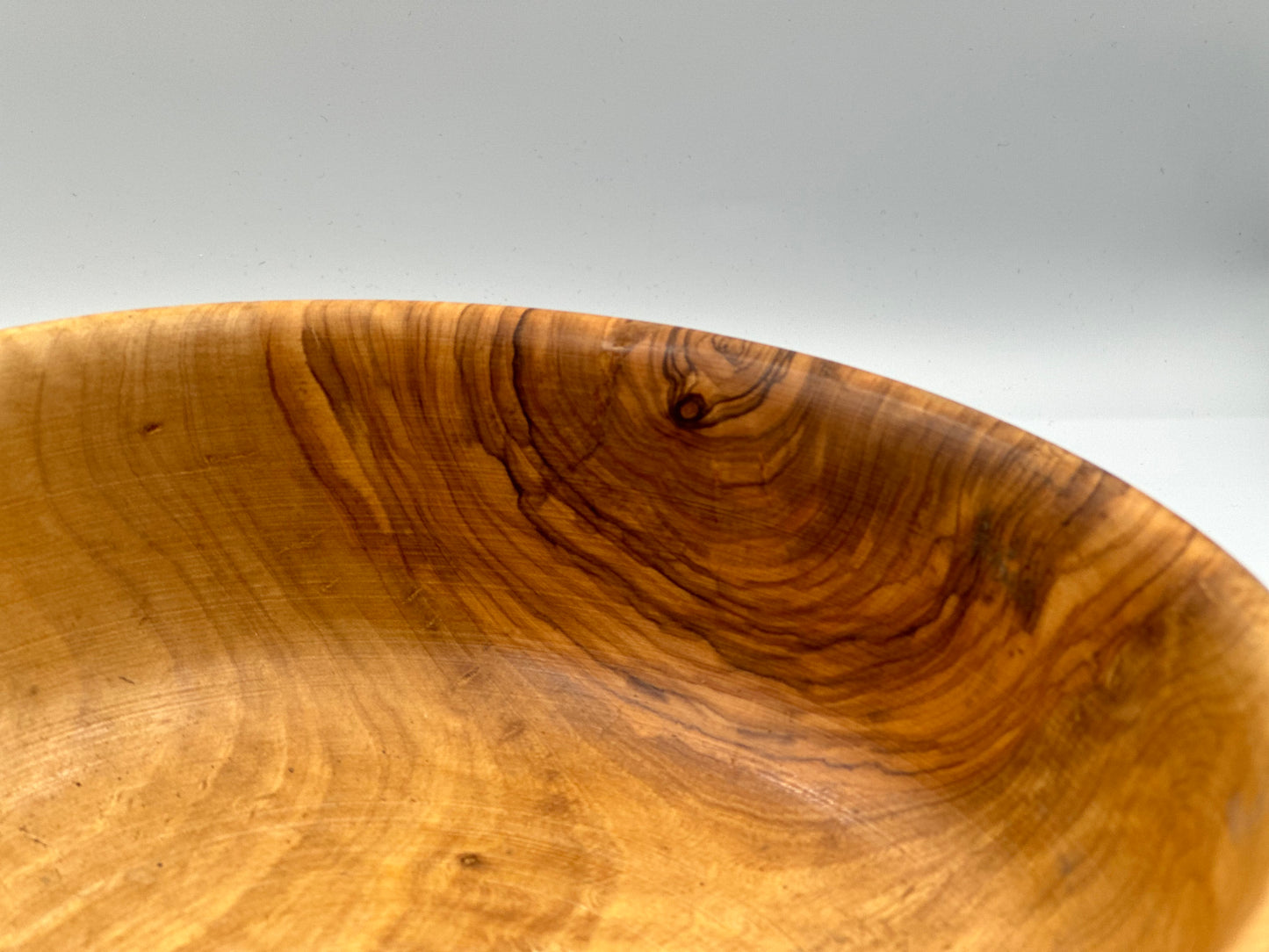 Natural Olive Wood Bowls: Set of 6